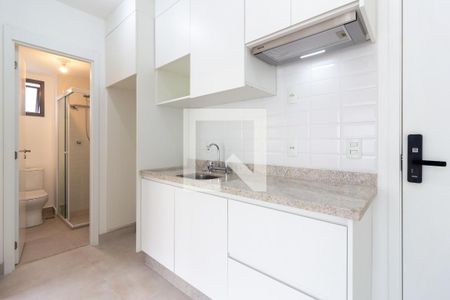 Sala/Cozinha de apartamento para alugar com 1 quarto, 28m² em Jardim Paulista, São Paulo