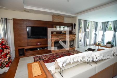 Sala de TV de casa de condomínio para alugar com 3 quartos, 260m² em Jardim Krahe, Viamão