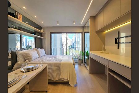 Studio de kitnet/studio para alugar com 1 quarto, 24m² em Vila Nova Conceição, São Paulo