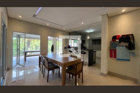 Sala de Jantar de casa de condomínio para alugar com 4 quartos, 350m² em Colinas do Ermitage (sousas), Campinas