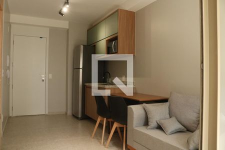 Sala e Cozinha Integrada de apartamento para alugar com 1 quarto, 37m² em Perdizes, São Paulo