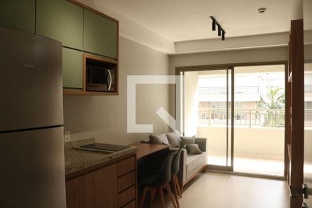 Sala e Cozinha Integrada de apartamento para alugar com 1 quarto, 37m² em Perdizes, São Paulo