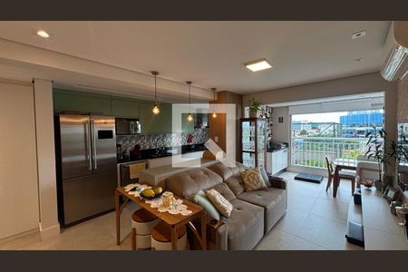 Sala - Sala de Jantar de apartamento à venda com 3 quartos, 92m² em Vila Apiai, Santo André