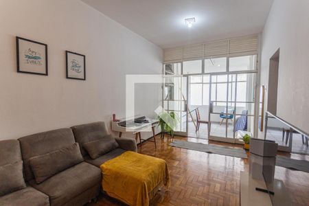 sala de apartamento à venda com 3 quartos, 95m² em Funcionários, Belo Horizonte