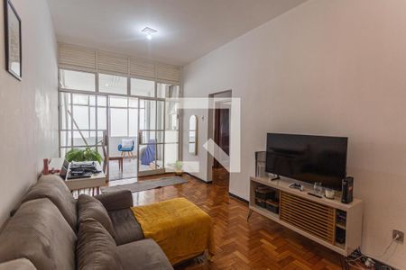 sala de apartamento à venda com 3 quartos, 95m² em Funcionários, Belo Horizonte