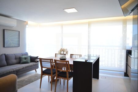 Varanda gourmet de apartamento à venda com 2 quartos, 113m² em Vila Assunção, Santo André