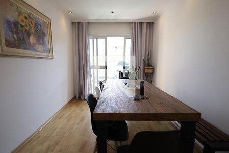 Sala de Jantar de apartamento à venda com 3 quartos, 97m² em Vila Scarpelli, Santo André