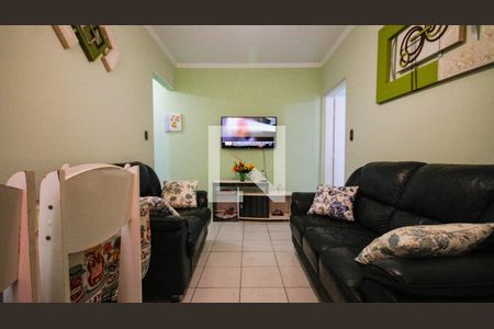 Sala de apartamento para alugar com 1 quarto, 50m² em Vila Assuncao, Praia Grande