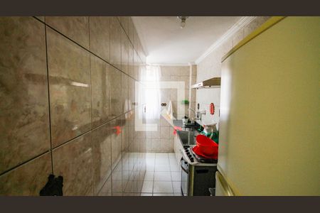 Cozinha de apartamento para alugar com 1 quarto, 50m² em Vila Assuncao, Praia Grande