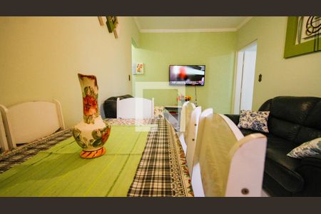Sala de apartamento para alugar com 1 quarto, 50m² em Vila Assuncao, Praia Grande