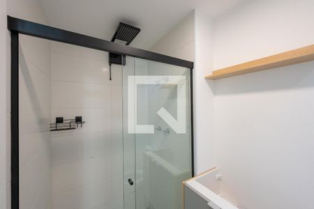 Banheiro Social de kitnet/studio para alugar com 1 quarto, 24m² em Vila Clementino, São Paulo