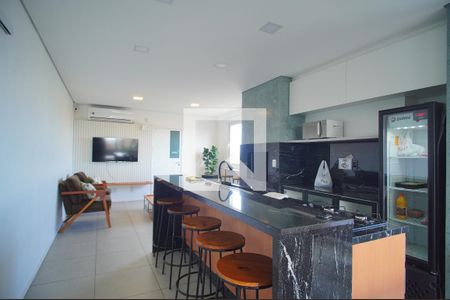 Área comum - Salão de festas de kitnet/studio à venda com 1 quarto, 21m² em Morro do Espelho, São Leopoldo