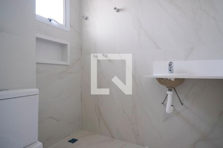 Banheiro da suíte 1 de apartamento à venda com 3 quartos, 121m² em Barcelona, São Caetano do Sul