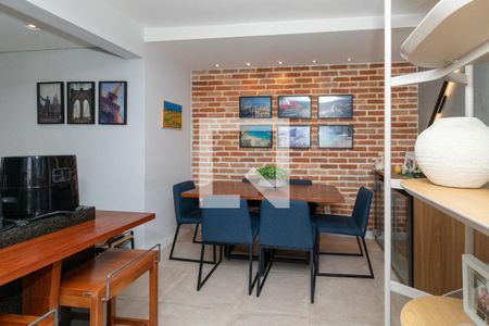 Sala de Jantar de apartamento à venda com 1 quarto, 65m² em Vila Anglo Brasileira, São Paulo