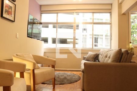 Sala de apartamento à venda com 3 quartos, 112m² em Copacabana, Rio de Janeiro