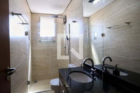 Banheiro da Suíte de apartamento à venda com 3 quartos, 85m² em Palmares, Belo Horizonte