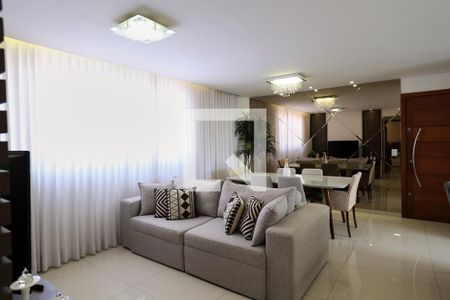 Sala de apartamento à venda com 3 quartos, 85m² em Palmares, Belo Horizonte