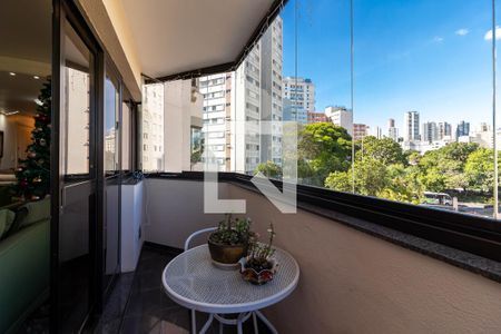 Varanda da Sala de apartamento à venda com 4 quartos, 204m² em Santana, São Paulo