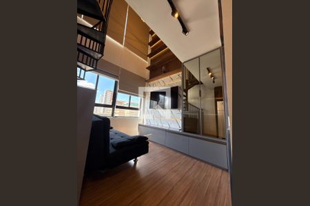 Sala de apartamento para alugar com 1 quarto, 39m² em Parolin, Curitiba