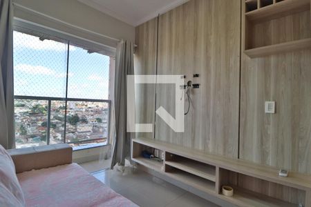 Sala de apartamento para alugar com 2 quartos, 68m² em Marta Helena, Uberlândia