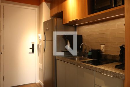 Cozinha de kitnet/studio para alugar com 1 quarto, 25m² em Perdizes, São Paulo