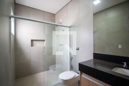 Banheiro da Suíte 1 de casa de condomínio para alugar com 3 quartos, 160m² em Jardim São Paulo, Sorocaba