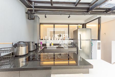 Sala/Cozinha de apartamento para alugar com 1 quarto, 46m² em Vila Olímpia, São Paulo