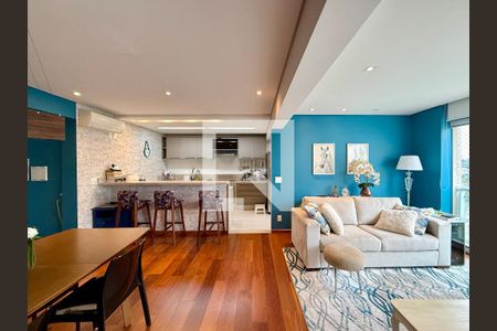 Sala  de apartamento para alugar com 2 quartos, 86m² em Cidade Monções, São Paulo