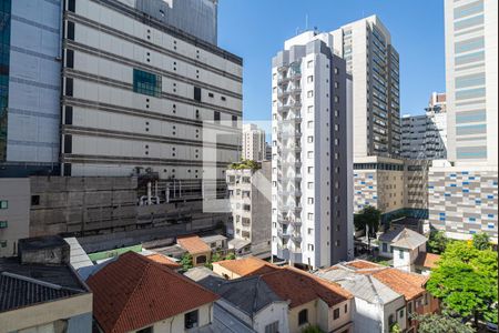 Vista da Sala/Quarto de kitnet/studio à venda com 1 quarto, 35m² em Bela Vista, São Paulo