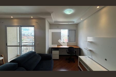 Sala - Sala de Jantar de apartamento para alugar com 1 quarto, 70m² em Vila Valparaíso, Santo André