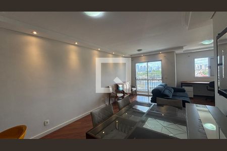 Sala - Sala de Jantar de apartamento para alugar com 1 quarto, 70m² em Vila Valparaíso, Santo André