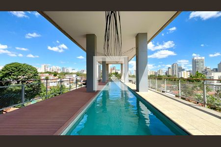 Piscina de apartamento para alugar com 1 quarto, 56m² em Vila Madalena, São Paulo