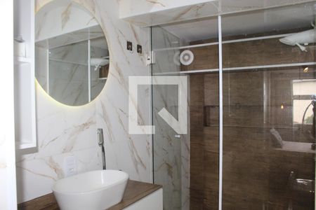 Banheiro Social de kitnet/studio para alugar com 1 quarto, 32m² em Centro Histórico de São Paulo, São Paulo