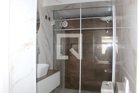 Banheiro Social de kitnet/studio para alugar com 1 quarto, 32m² em Centro Histórico de São Paulo, São Paulo