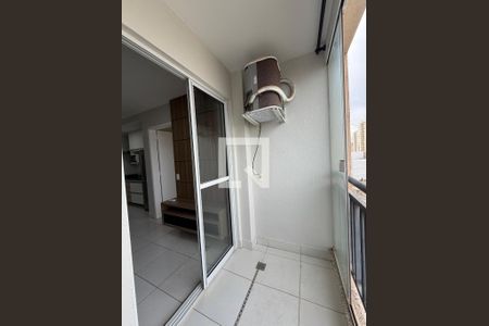 Sala e varanda  de apartamento para alugar com 1 quarto, 33m² em Aguas Claras, Brasília