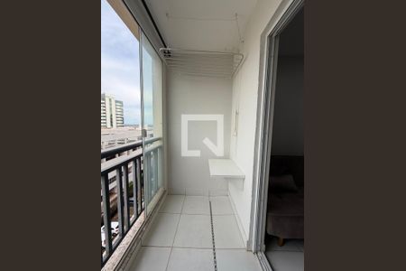 Sala e varanda  de apartamento para alugar com 1 quarto, 33m² em Aguas Claras, Brasília
