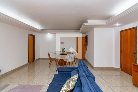 Sala de apartamento à venda com 3 quartos, 130m² em Buritis, Belo Horizonte