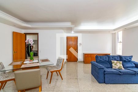 Sala de apartamento à venda com 3 quartos, 130m² em Buritis, Belo Horizonte