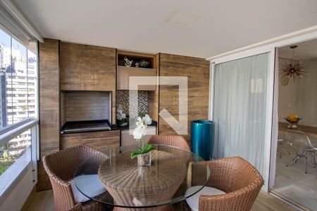 Varanda gourmet de apartamento à venda com 3 quartos, 211m² em Vila Andrade, São Paulo