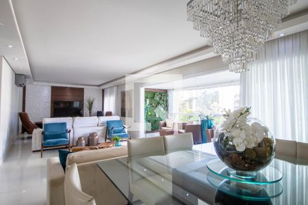 Sala de apartamento à venda com 3 quartos, 211m² em Vila Andrade, São Paulo