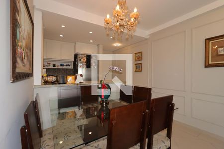 Sala de Jantar de apartamento à venda com 2 quartos, 74m² em Campestre, Santo André