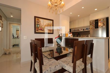 Sala de Jantar de apartamento à venda com 2 quartos, 74m² em Campestre, Santo André
