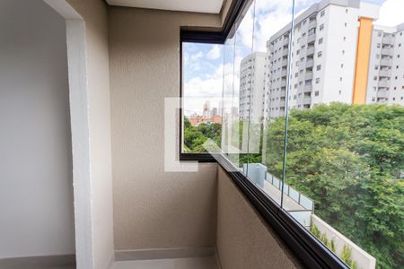 Varanda da Sala de apartamento para alugar com 2 quartos, 56m² em Parque das Nações, Santo André