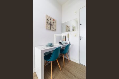 Sala - Cozinha de apartamento à venda com 1 quarto, 34m² em Santo Amaro, São Paulo