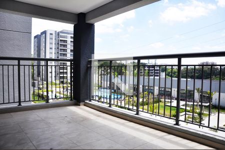 Detalhe - Varanda da Sala de apartamento à venda com 3 quartos, 132m² em City América, São Paulo