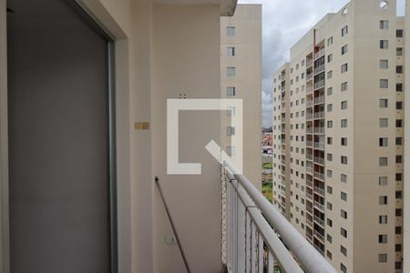 Varanda da Sala de apartamento para alugar com 2 quartos, 50m² em Vila Homero Thon, Santo André