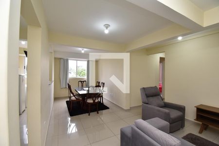 Sala de Estar e Jantar de apartamento para alugar com 3 quartos, 70m² em Tingui, Curitiba