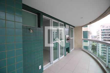 Varanda da Sala de apartamento à venda com 3 quartos, 111m² em Barra Olímpica, Rio de Janeiro