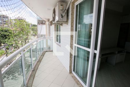 Varanda da Sala de apartamento à venda com 2 quartos, 61m² em Anil, Rio de Janeiro