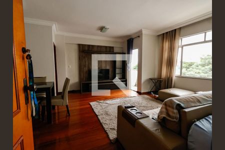 Sala de apartamento à venda com 3 quartos, 110m² em Buritis, Belo Horizonte